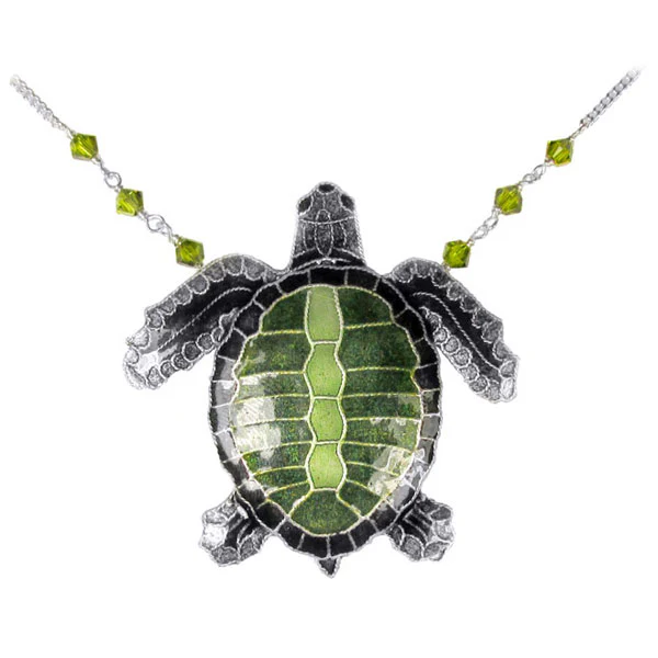 Olive Ridley Sea Turtle Earrings - Image 4