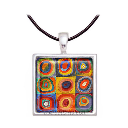 Kandinsky Abstract Art Earrings - Image 3
