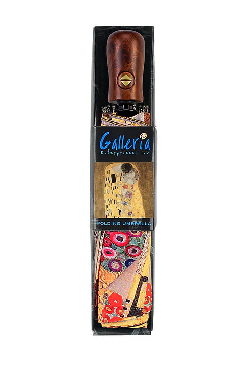 Klimt The Kiss Folding Art Umbrella - Image 4