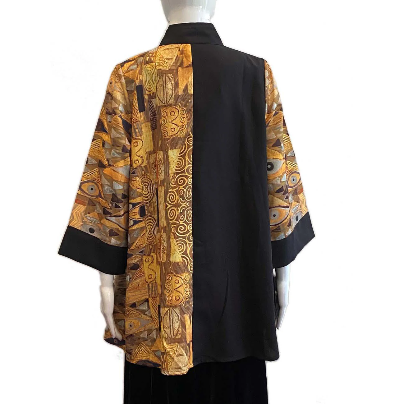 Klimt Woman in Gold Art Swing Top - Image 2