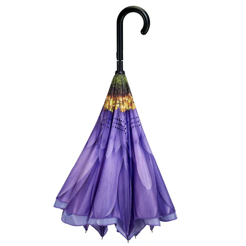 Lavender Daisy Stick Umbrella RC - Image 3