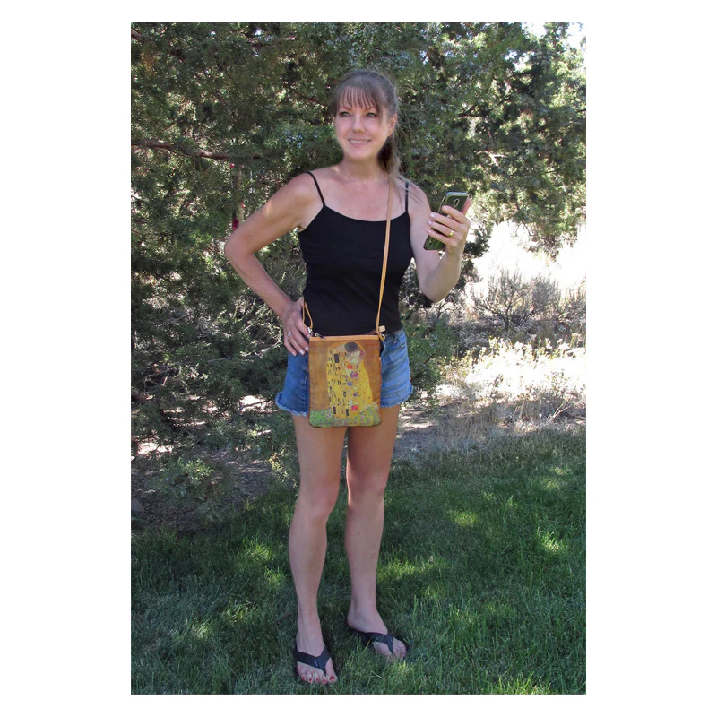 Monet Lilac Irises Hipster Bag - Image 3