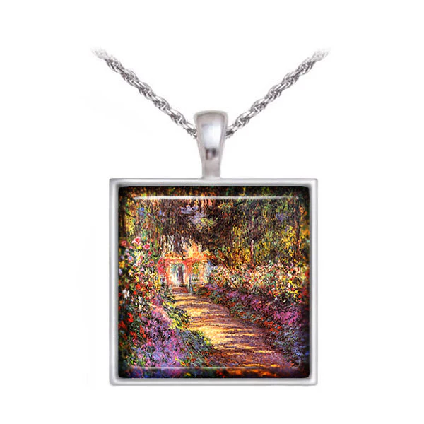 Monet Garden Pathway Earrings - Image 3