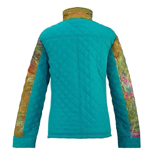 Monet "Irises" Quilted Jacket - Image 2