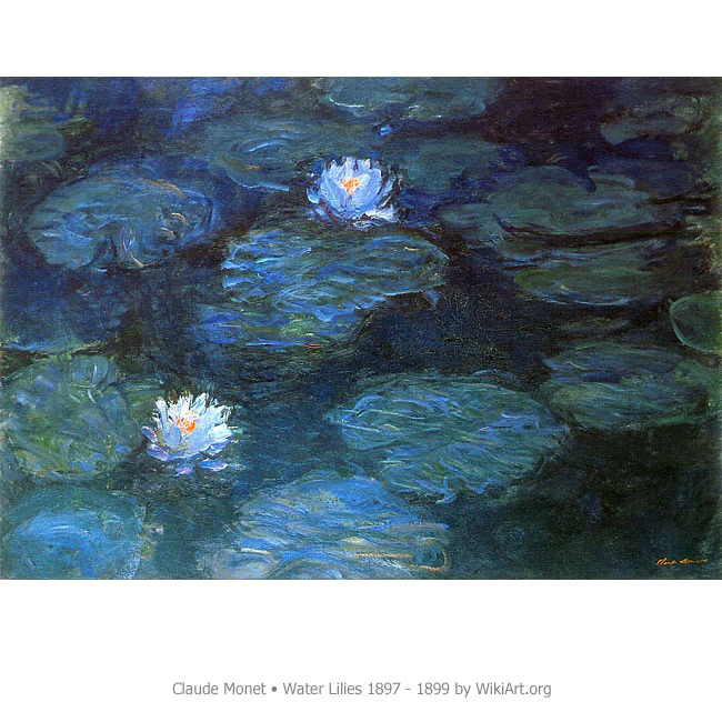Monet 1899 Water Lilies Earrings - Image 4