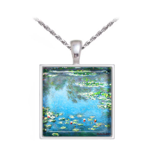 Monet 1919 Water Lilies Earrings - Image 3