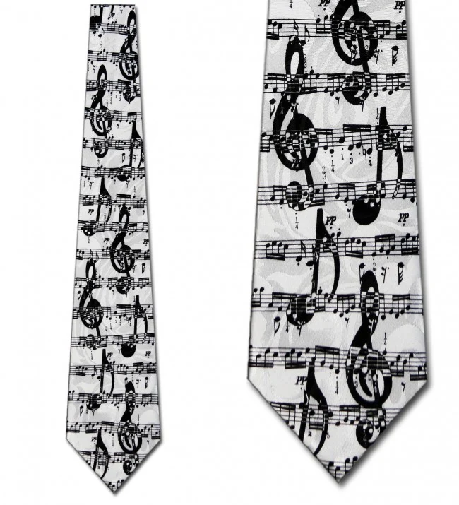 Music Notes Necktie - Image 2