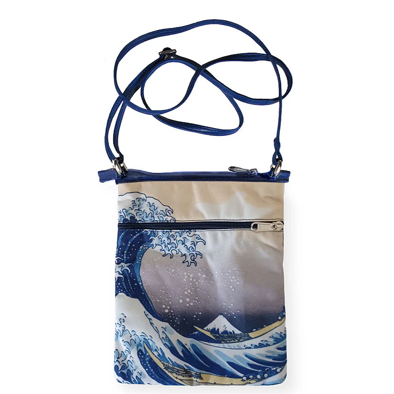 Hokusai Great Wave Art Hipster Bag - Image 2