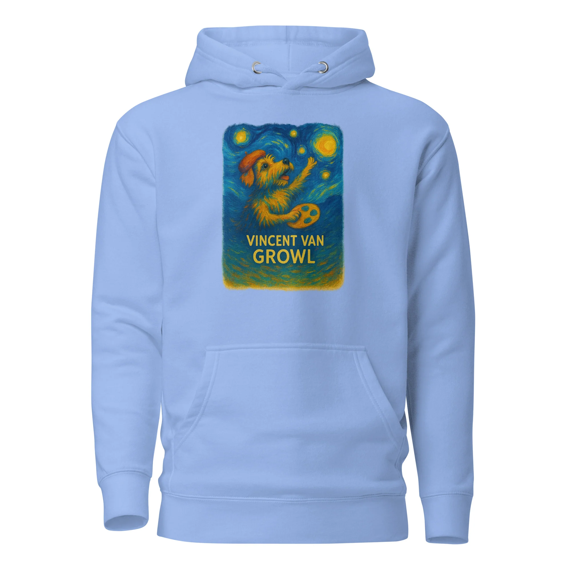 Vincent Van Growl Starry Night Unisex Hoodie - Image 7